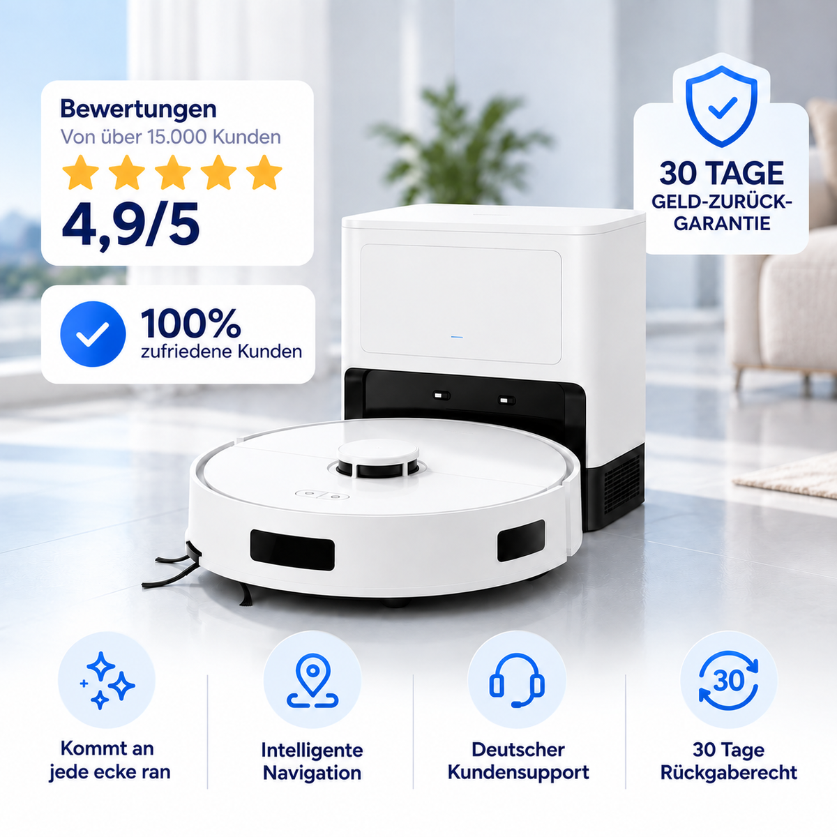 Saugwunder Pro - Nie wieder selbst zuhause saugen
